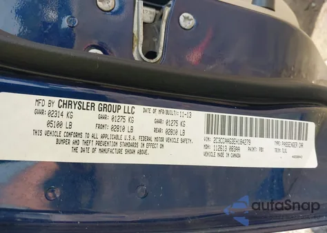 2014 Chrysler 300 from USA, damaged, VIN 2C3CCAAG3EH184279